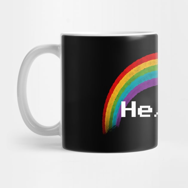 Rainbow Pronouns - He/Him by FindChaos